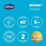 SILENT NIGHT AIRMAX Mattress Topper SB
