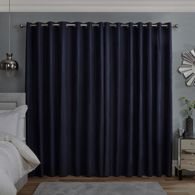 BLACKOUT & THERMAL BOXES NAVY 66x54 Curtain
