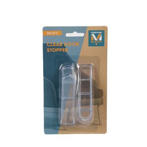 Clear Door Stopper 2 Pcs