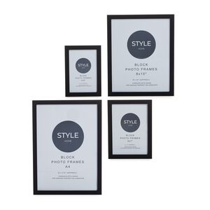 STYLEHOME 3PK BLACK BLOCK Frames 4X6
