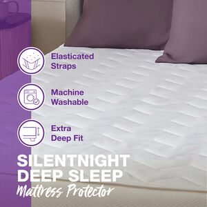 SILENTNIGHT DEEP SLEEP SINGLE Mattress Protector 