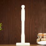 Apollo Beech Kitchen Roll Holder - Cream