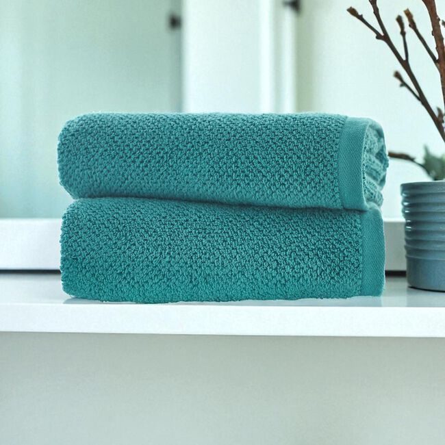 DEYONGS ROMEO 450GSM QUIK DRY PEACOCK 2PK F/cloth