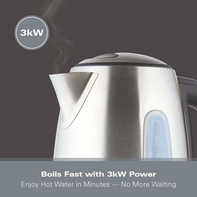 Hamilton Beach 1.7L Stainless Steel Kettle