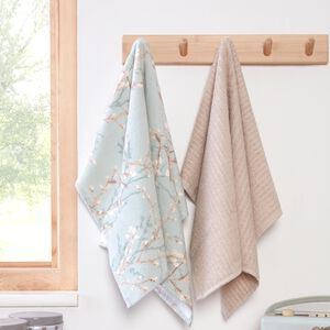 Willow Velour Printed Tea Towels - 2 Pack