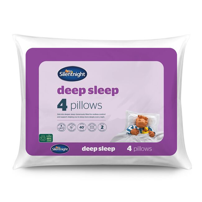 Silentnight Deep Sleep Pillow 4 Pack