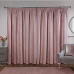P/PLEAT BLACKOUT THERMAL TEXTURED ROSE 66x54 Ctn