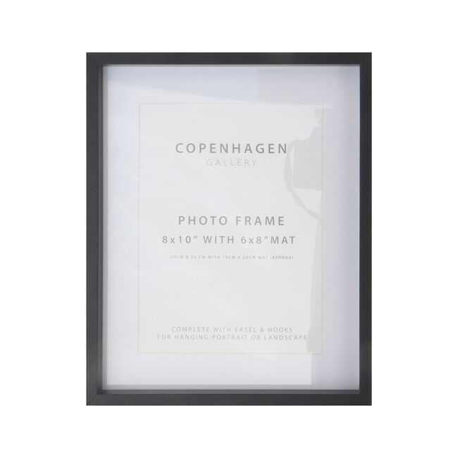 4x6''COPENHAGEN BLACK Photo Frame