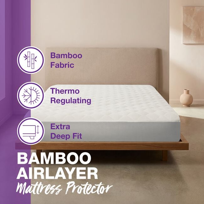 Ambian Bamboo Airlayer Mattress Protector 