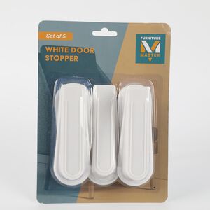 White Door Stoppers 5pcs