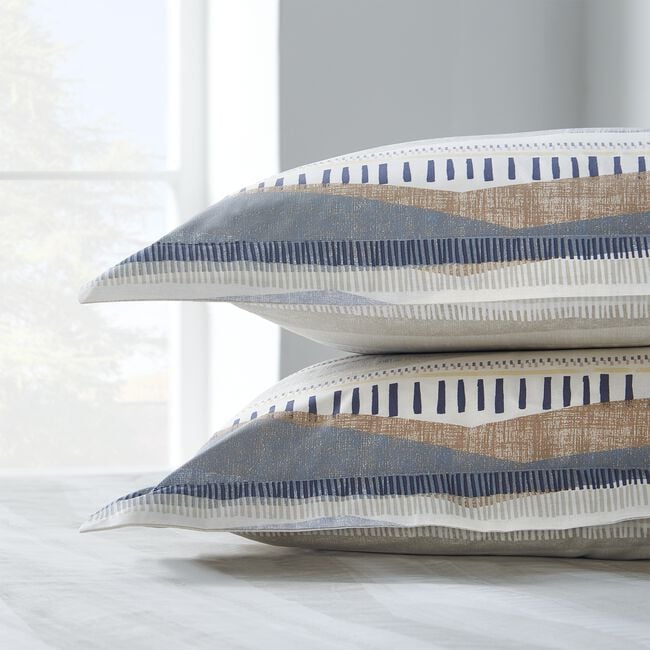 Conrad Oxford Pillowcase Pair - Grey