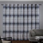 OMBRE BANDS SILVER 66x54 Curtain