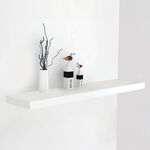 Bergen 80cm White Floating Wall Shelf