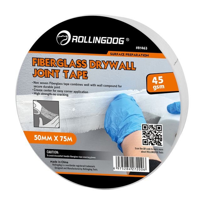 ROLLING DOG Fiberglass Drywall Joint Tape 50mm