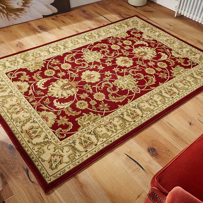 KENDRA RED/CREAM 160x235cm Rug