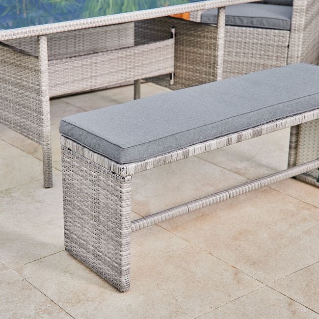 Toscana 5 Piece Rattan Lounge Dining Set
