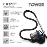 Tower TXP10 1.5L Cylinder Vacuum Cleaner