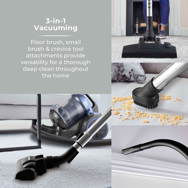 Tower TXP10 1.5L Cylinder Vacuum Cleaner