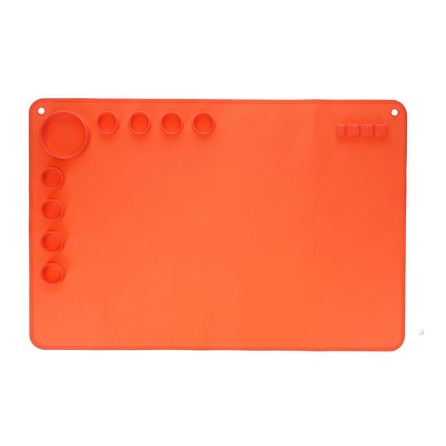 Washable Silicone Craft Mat - Coral