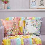 Blossom Lane Spring Blocks Throw 150cm x 200cm 