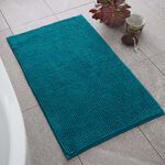 CATHERINE LANSFIELD TEAL BOBBLE 50x80cm Bath Mat