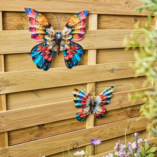 Butterflies Wall Art Set of 2