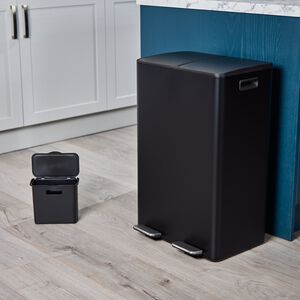 60L RECYCLING BIN Black