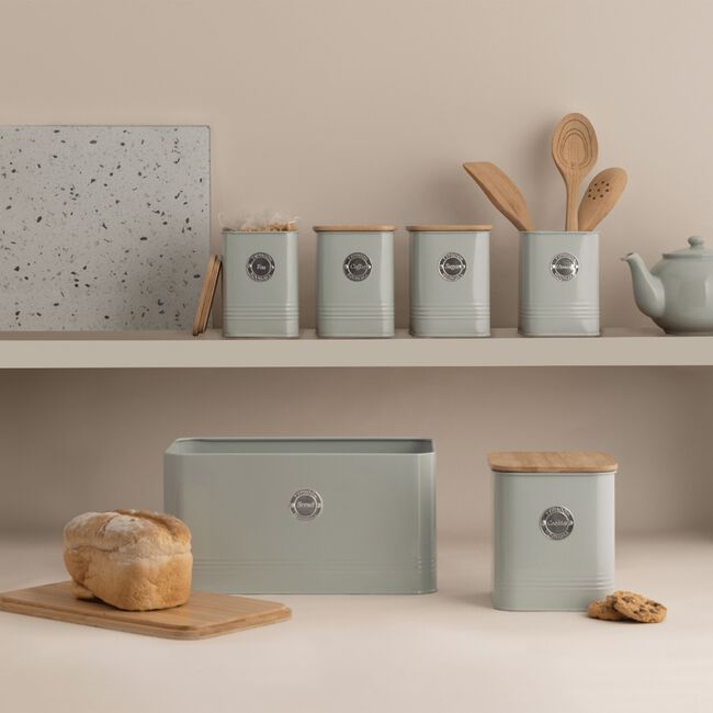 Typhoon Living Squircle Mint Bread Bin