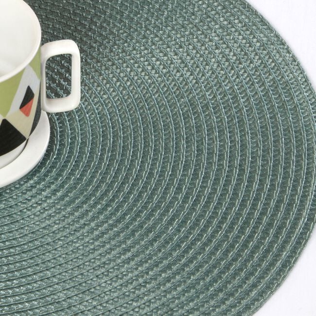 ROUND WOVEN Sage
