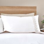 BIANCA SINGLE DUVET COVER Embroidery Leaf