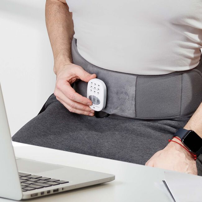 JML Calming Heat Back Wrap with Massager