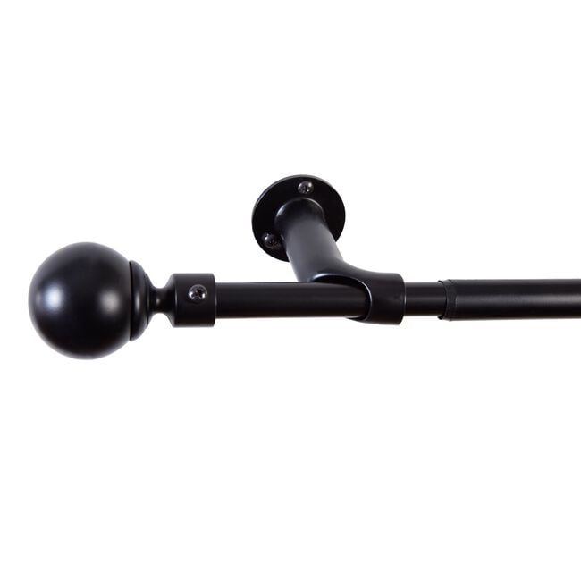 ROOM DARKENING EXTENDABLE BALL 170-300cm Black
