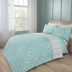 Delphine Bedspread 200cm x 220cm - Duck Egg