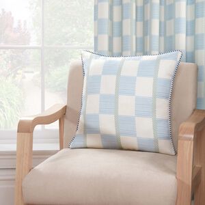Remi Geo Blue 45cm x 45cm Cushion