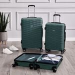 MEDIUM Lightweight Hardshell Luggage - Forest Green