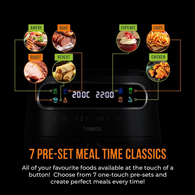 Tower Vortx 7.5L Colour Display Air Fryer