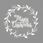 Christmas Snow Scene Foil Stickers