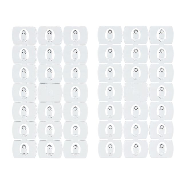 Command Clear Decorating Clips With Clear Strips 