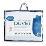 SINGLE SOFT AS DOWN 15 TOG Duvet