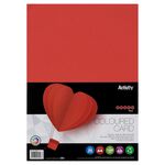Premier Activity A4 160gsm Card 50 Sheets - Red