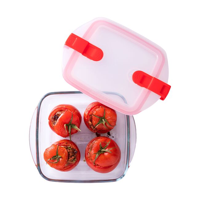 Pyrex® Cook & Heat 1L Square DIsh with Lid