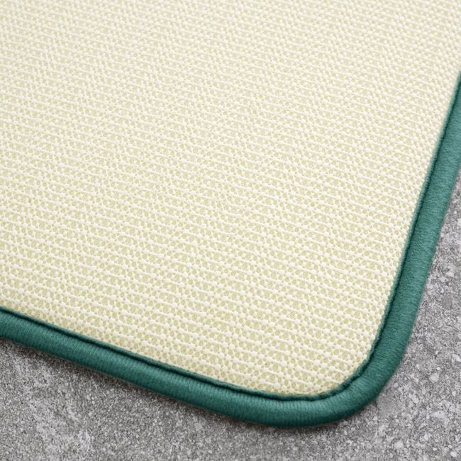 ANTI-BACTERIAL MEMORY FOAM FOREST GREEN Bath Mat 