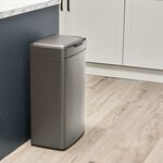 NORDHAUS PLATNIUM 40L RECTANGLE PUSH Bin
