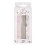 First Steps Garden Tales Muslin Cloths - 3 Pack