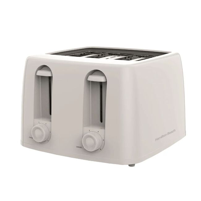 HAMILTON BEACH ESSENTIALS WHITE 4 Slice Toaster