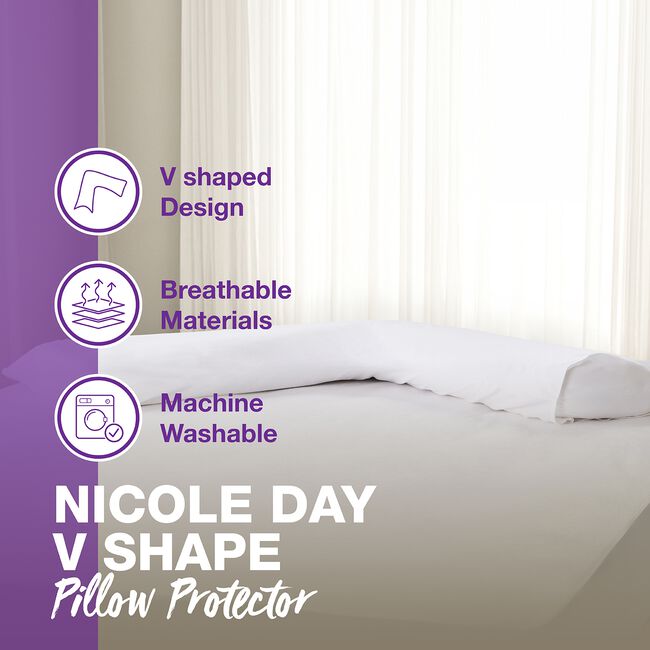 Nicole Day V Shape Pillow Protector