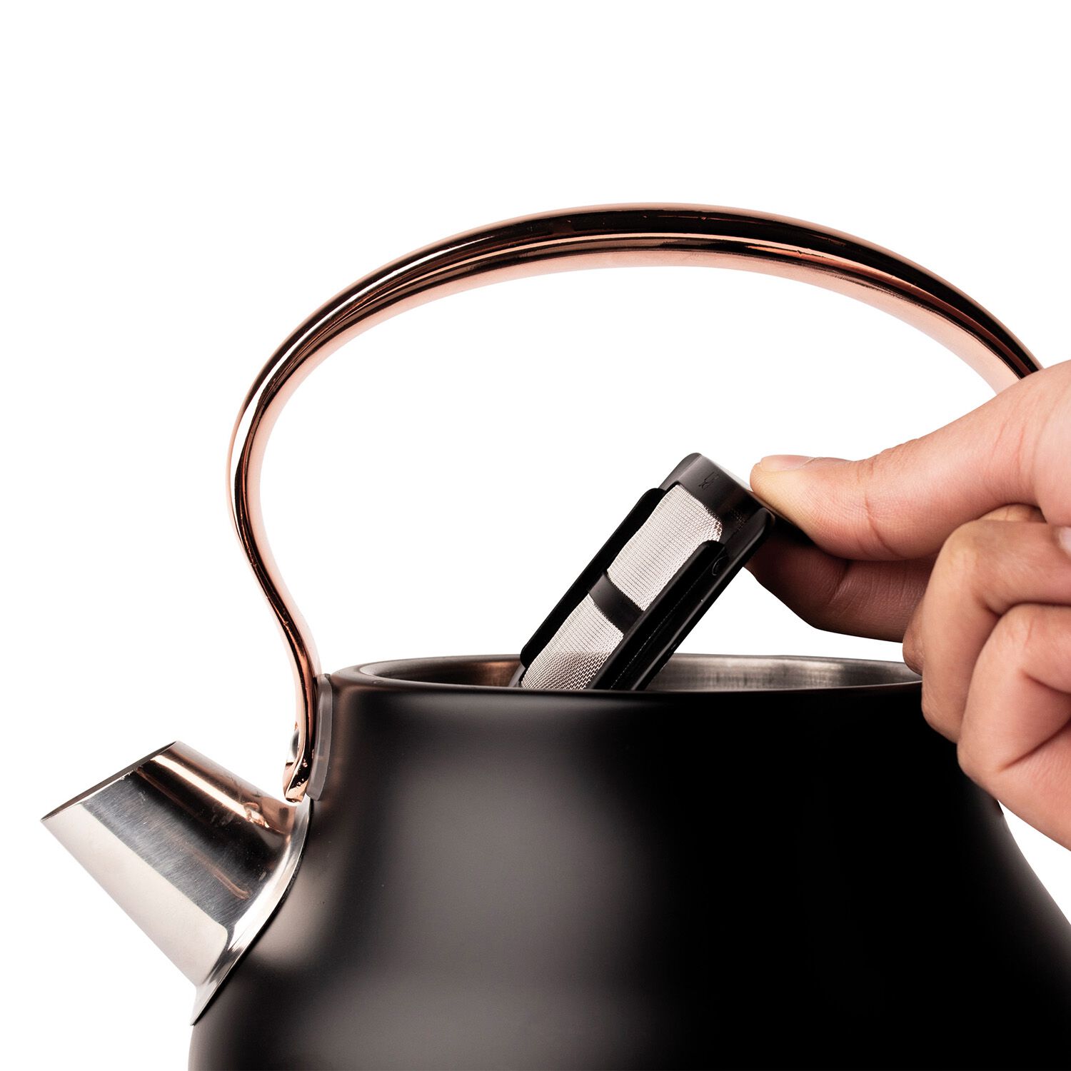 Black and outlet rose gold kettle