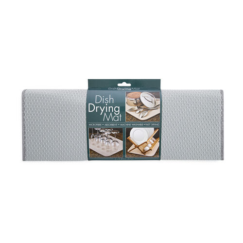 Dish Drying Mat Grey