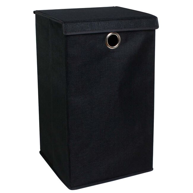 TWEED BLACK FOLDABLE Laundry Hamper