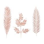 Christmas Glitter Fern and Feather Tree Pick